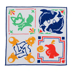 Toalla de mano · Patrón Azul
