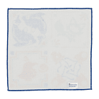 Toalla de mano · Patrón Azul 2