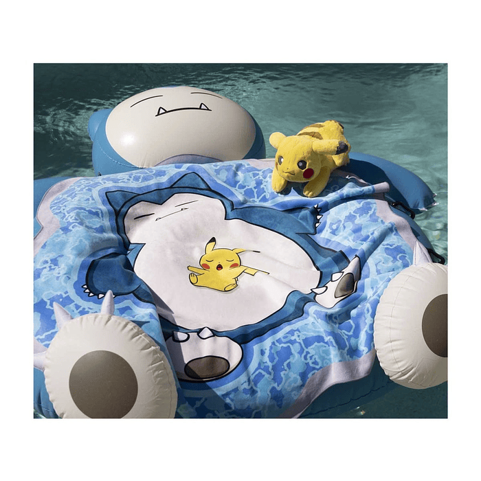 Toalla de Playa · Snorlax & Pikachu 5