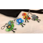 Llavero · Ogerpon · Máscara Cimiento 7