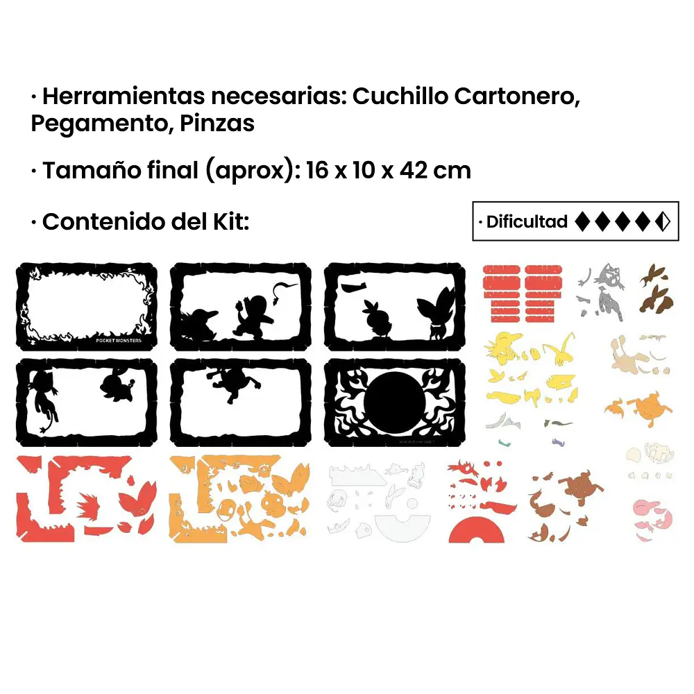Puzzle · Pokémon Tipo Fuego - Vista del producto