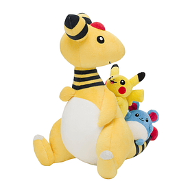 Peluche · Ampharos, Pikachu y Marill