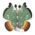 #666 Vivillon · Motivo Jungla - Vista del producto