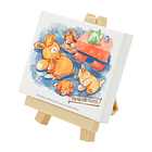 Mini Cuadro · Pawmot Durmiendo 3