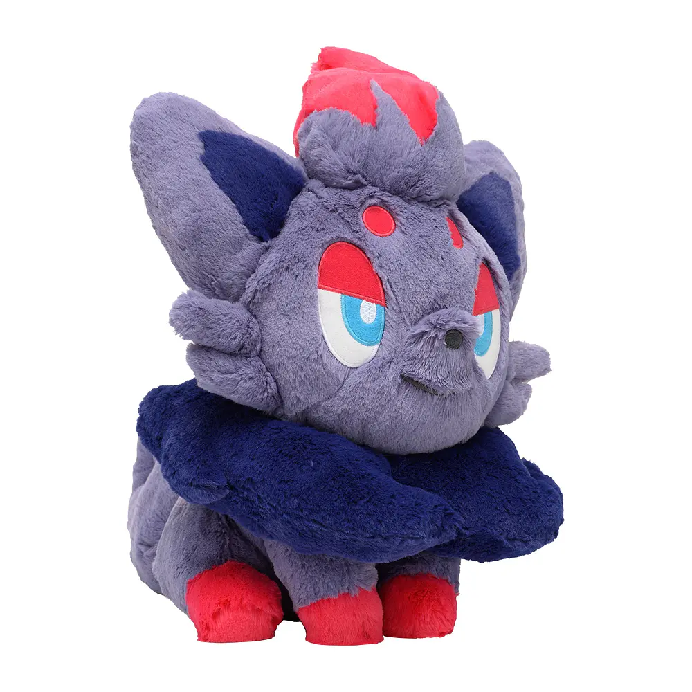 Peluche Fluffy · Zorua · Grande - Vista del producto