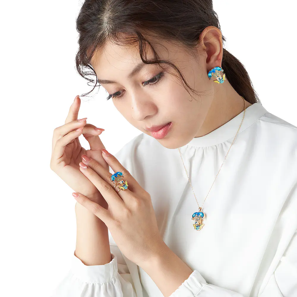 Aros Clip Vaporeon · Teratipo Agua - Vista del producto