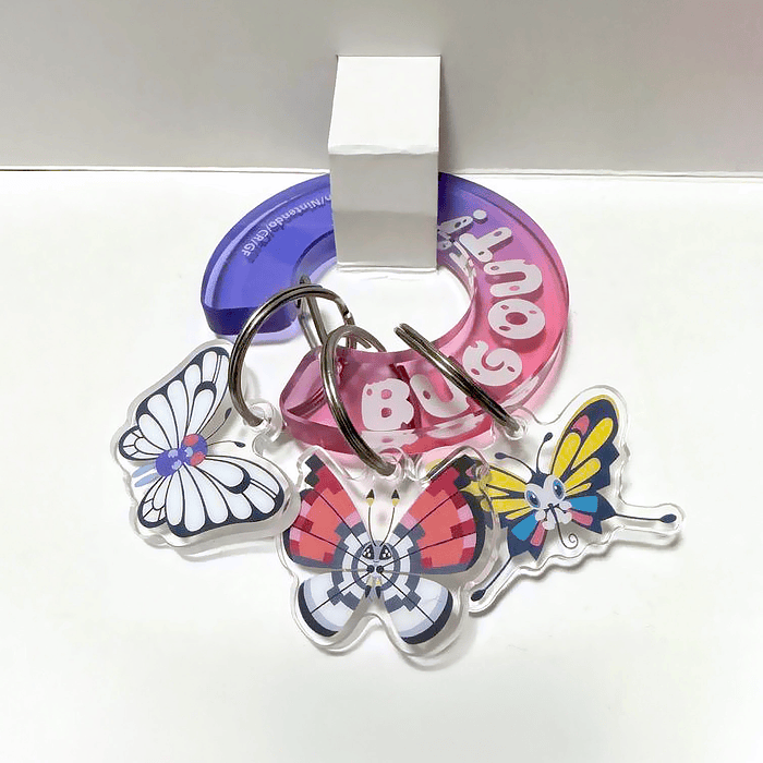 Llavero · Beautifly y Butterfree 2