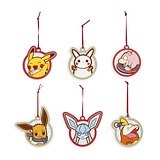 Set 6 Ornamentos · Pikachu and Friends
