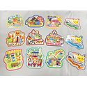 Set 4 Stickers · Johto, Unova y Paldea - Vista del producto