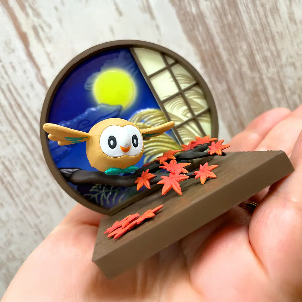 Wanomado · Figura Rowlet - Vista del producto