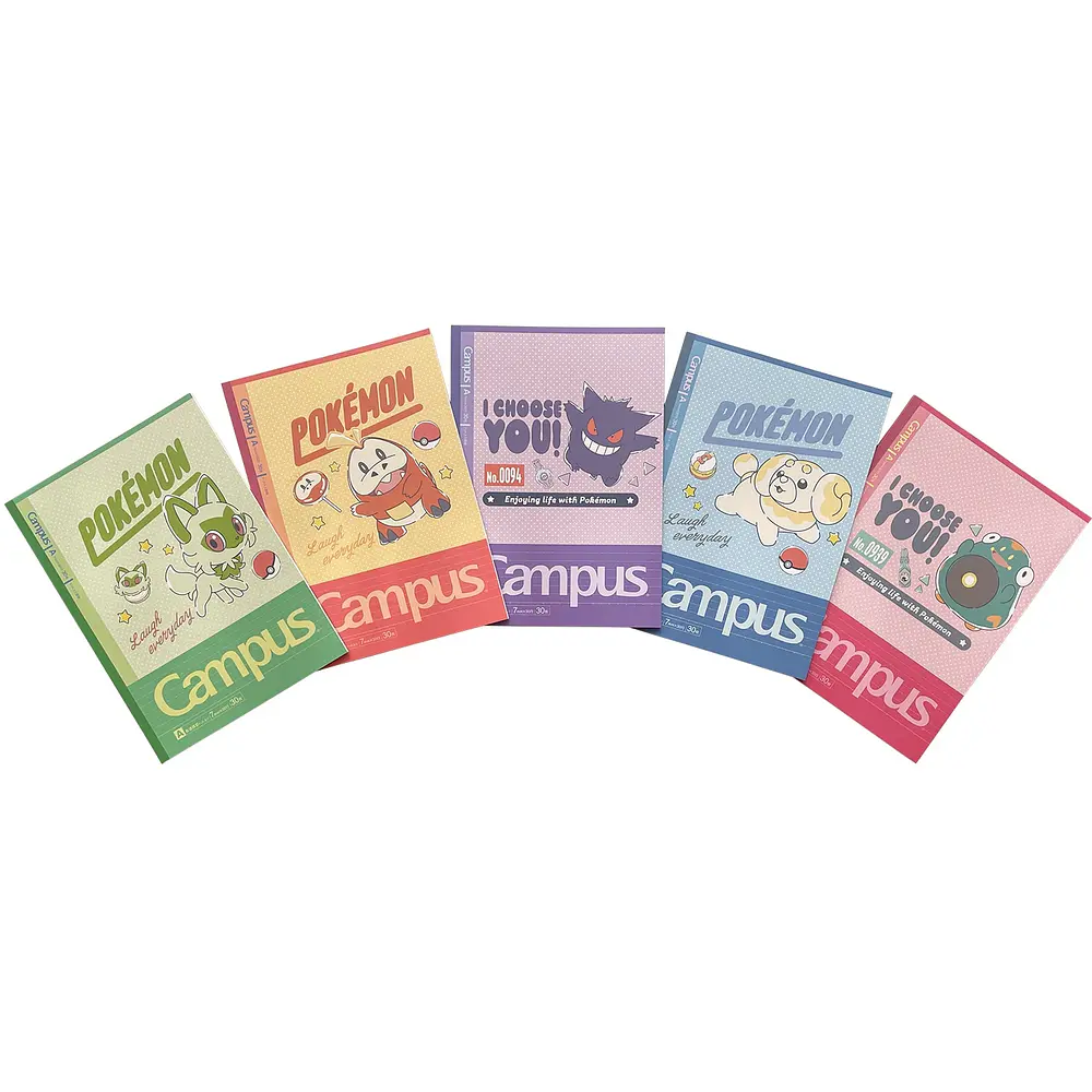 Pack 5 Cuadernos · Retro Pop - Vista del producto