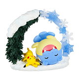 Circular Diorama · Figura Pikachu y Spheal