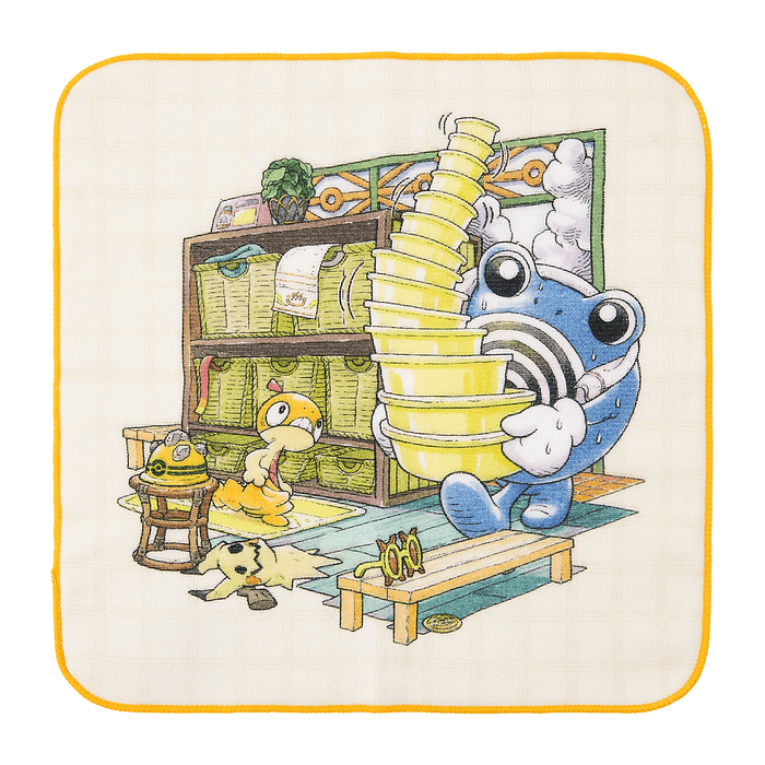 Toalla de mano · Poliwhirl y Scraggy 1
