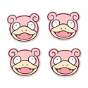 Set 4 Posavasos · Slowpoke - Vista del producto