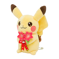 Peluche Pikachu · Flor de Gracídea