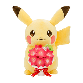 Peluche Pikachu · Bouquet de Gracídea