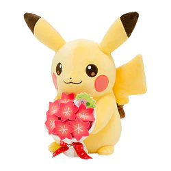 Peluche Pikachu · Bouquet de Gracídea