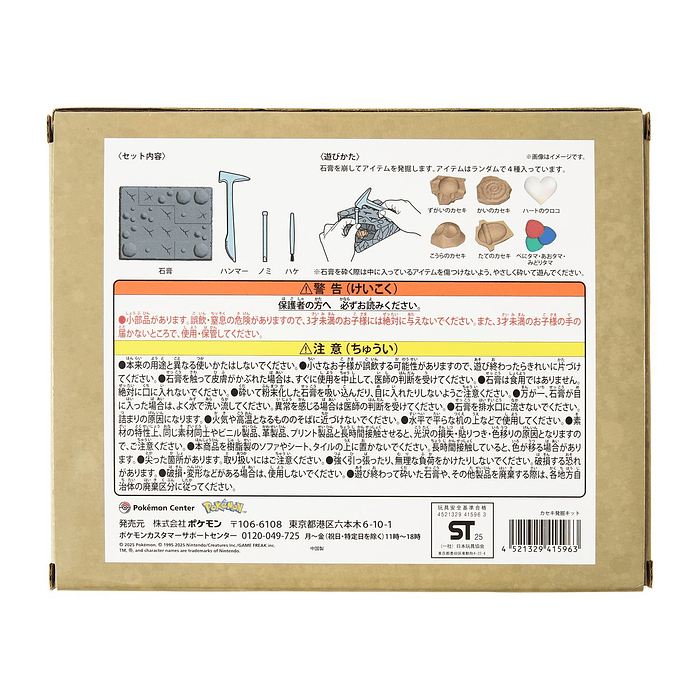 Kit Excavación Fósil · Pokémon 3