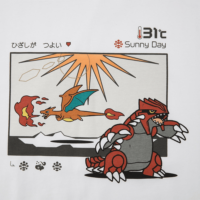 Polera Groudon & Charizard · Talla L 3