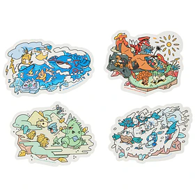 Set 4 Stickers