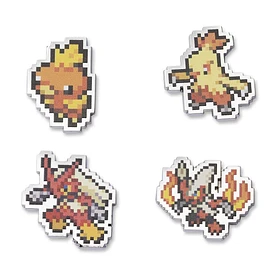 Pack 4 Pin · #0255 Torchic