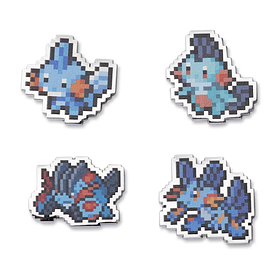 Pack 4 Pin · #0258 Mudkip