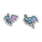 Pack 2 Pin · #0041 Zubat 1