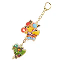 Llavero Doble · Ogerpon & Pikachu - Vista del producto