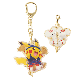 Llavero Doble · Maushold & Pikachu