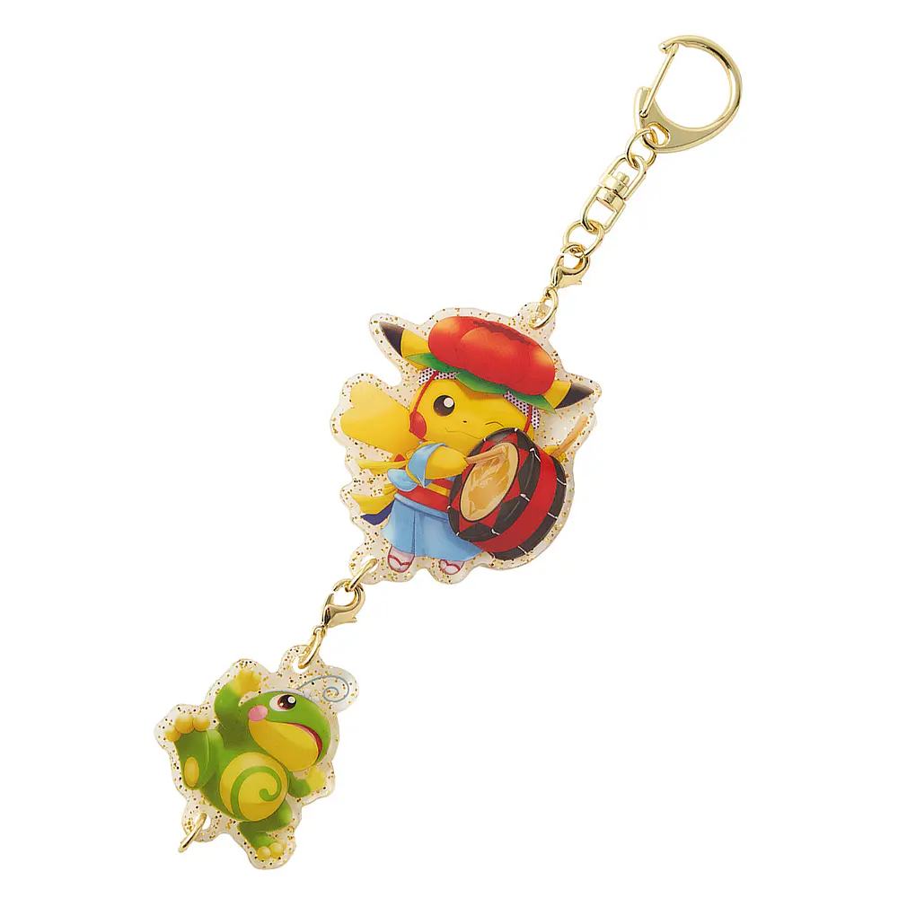 Llavero Doble · Politoed & Pikachu - Vista del producto