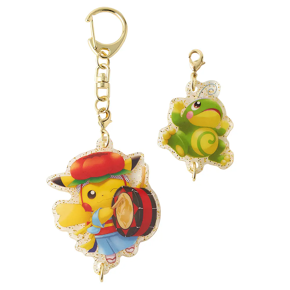 Llavero Doble · Politoed & Pikachu - Imagen principal