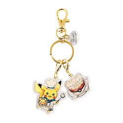 Llavero · Maushold Latte y Pikachu Chef