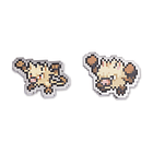 Pack 2 Pin · #0056 Mankey 1