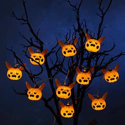 Set Luces LED · Pikachu Calabaza
