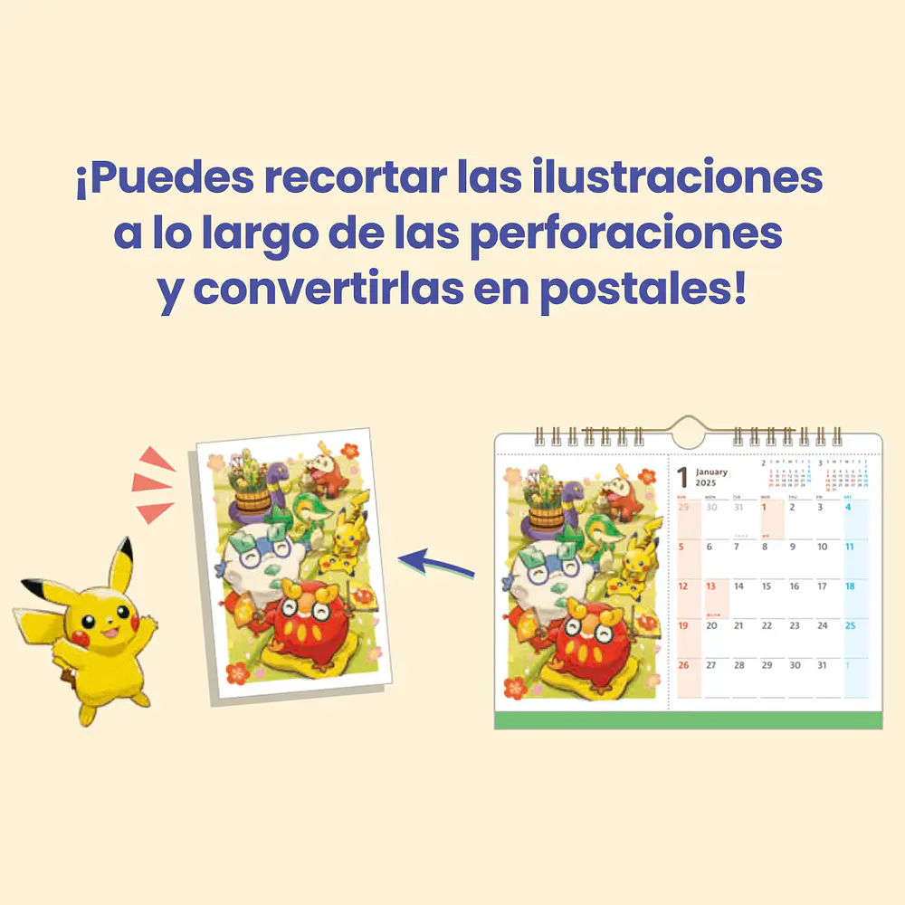 Calendario de Escritorio · 2026 - Vista del producto