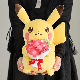 Peluche Pikachu · Bouquet de Gracídea