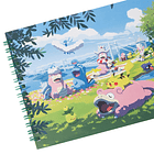 Libreta A5 · Slowpoke & Pikachu 1