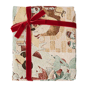 Manta Jacquard · Ayudantes Navideños