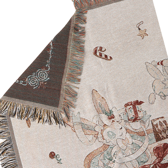 Manta Jacquard · Ayudantes Navideños 1