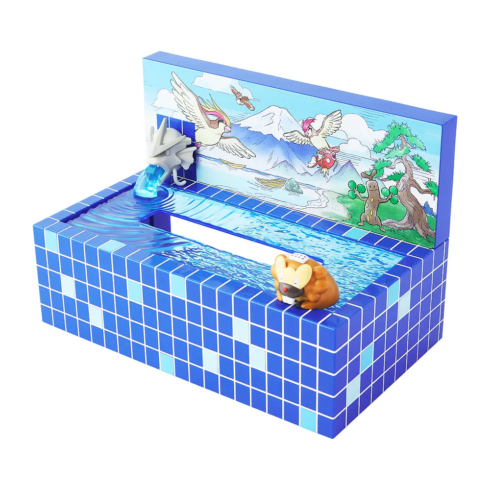Caja para Pañuelos · Bibarel & Gyarados - Vista del producto