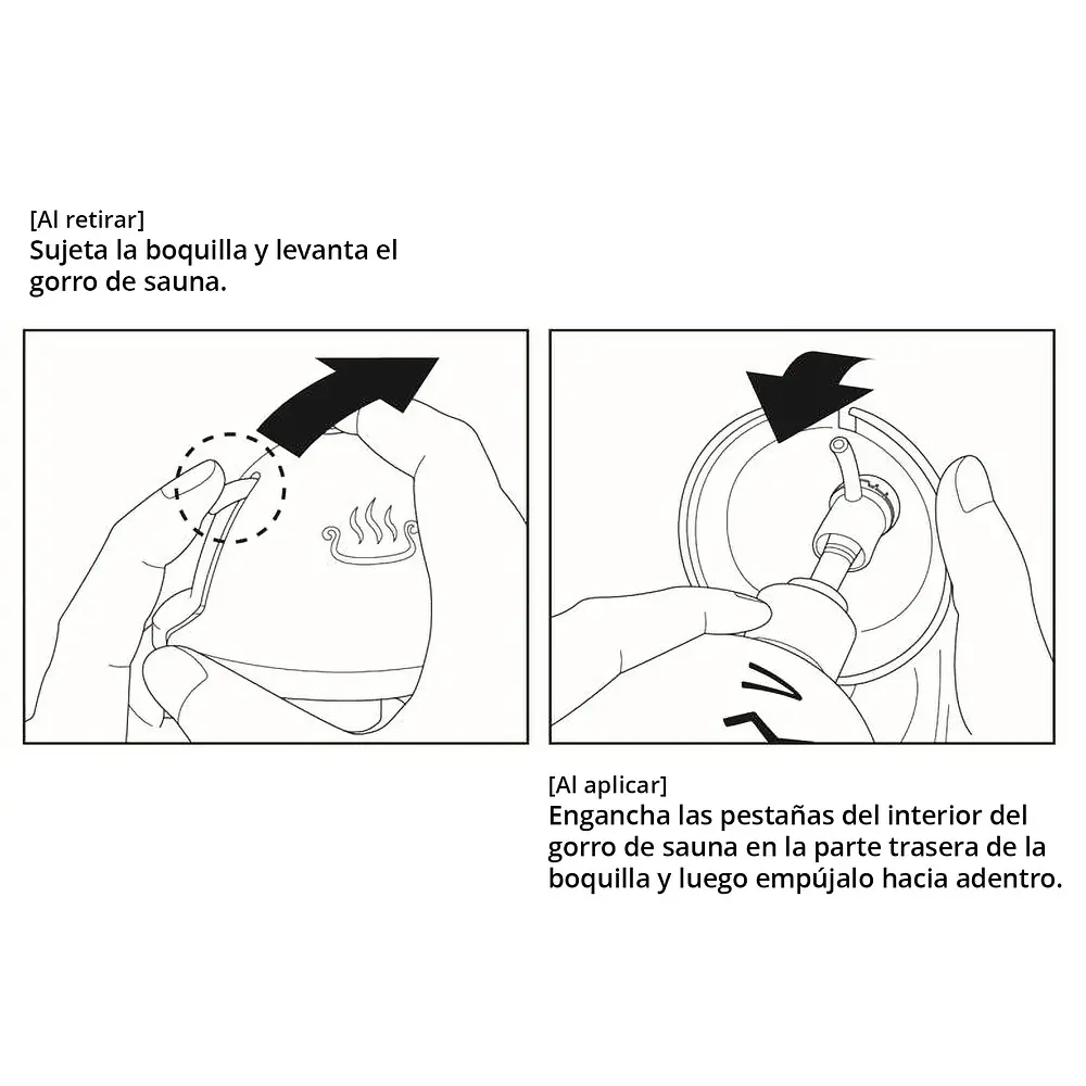 Set Dispensador Shampoo 500ml · Wobbuffet - Vista del producto