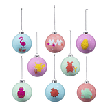 Set 8 Ornamentos  · Tropical Holiday