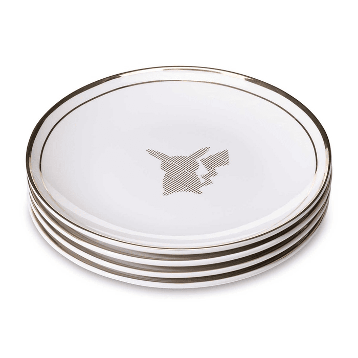 Set 4 Platos · Winter Wonders 2