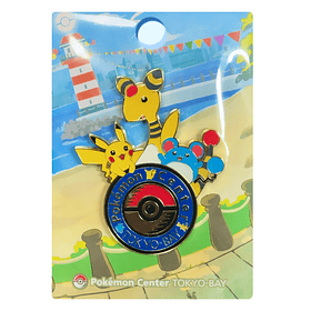 Pin · Ampharos, Marill & Pikachu