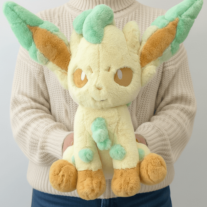 Peluche Fluffy · Grande · Leafeon