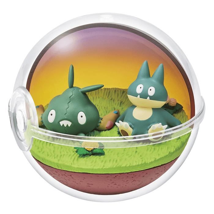 Terrarium Relaxing Time · Figura Munchlax y Trubbish 1