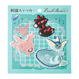 Set Stickers Bordados · Vaporeon