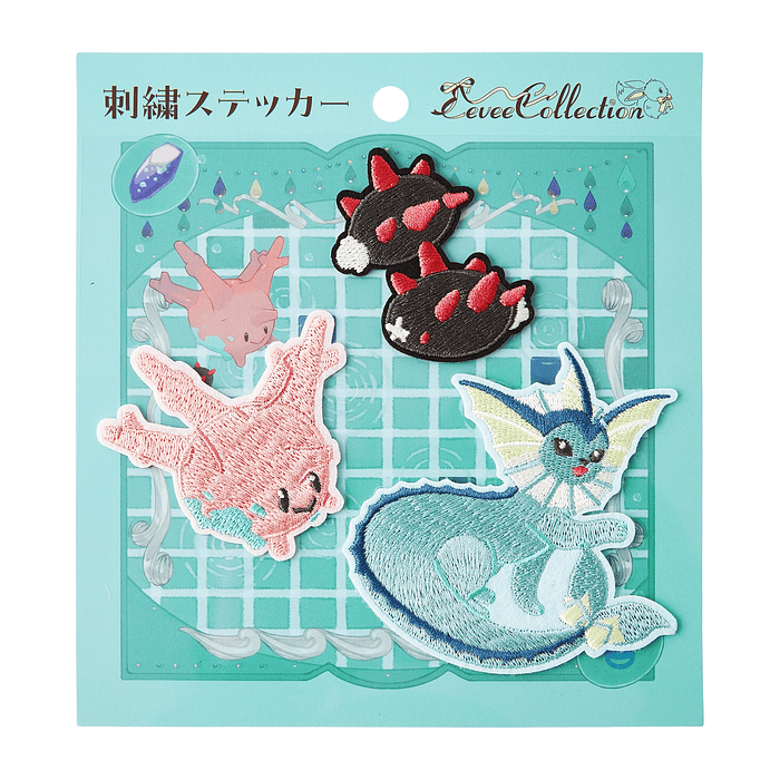 Set Stickers Bordados · Vaporeon 1