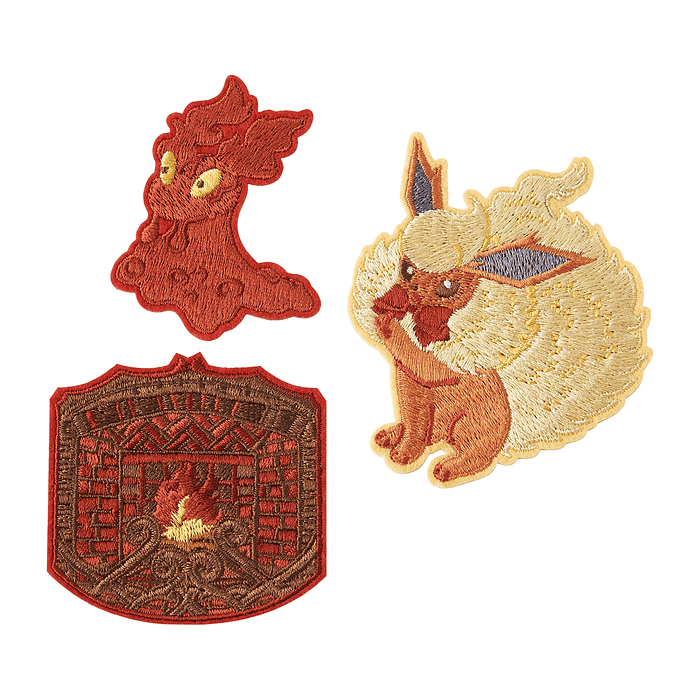 Set Stickers Bordados · Flareon 2