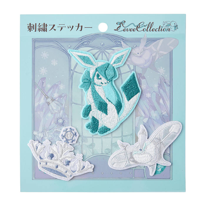 Set Stickers Bordados · Glaceon 1